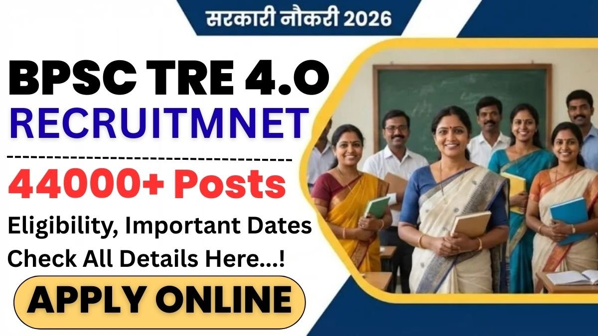 BPSC School Teacher TRE 4.0 Recruitment 2026
