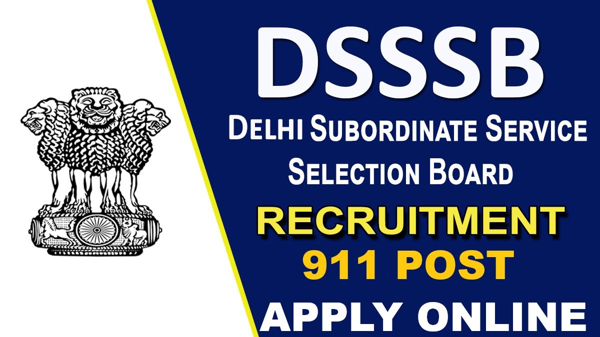 DSSSB Legal Asst AE JE ASO Recruitment 2026